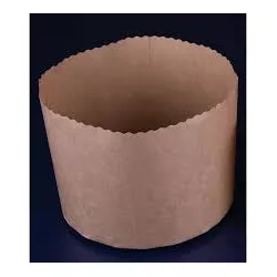 Forma P/ Panetone Top Line 0250G Kraft 105X75MM C/... - Plaspel Comercial - Embalagens e Descartáveis