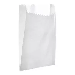 Saco de Papel Mono Branco Viagem 3 C/100 UND - Plaspel Comercial - Embalagens e Descartáveis