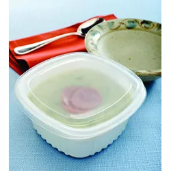 Pote Plástico PP Retangular Branco Freezer e Micro... - Plaspel Comercial - Embalagens e Descartáveis