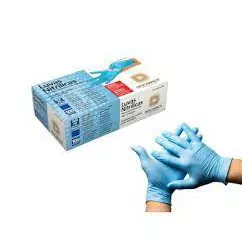 Luva Procedimento Nitrilica Descarpack Azul S/Pó P... - Plaspel Comercial - Embalagens e Descartáveis