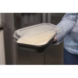 Bandeja Galvonotek G240 Preta C/ Tampa 800G C/Pet ... - Plaspel Comercial - Embalagens e Descartáveis