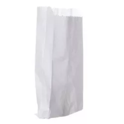 Saco de Papel Mono Branco 0,5KG C/500 UND - Plaspel Comercial - Embalagens e Descartáveis