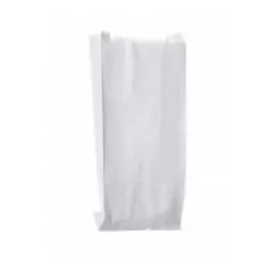 Saco de Papel Mono Branco Pipoca 2 C/100 UND - Plaspel Comercial - Embalagens e Descartáveis