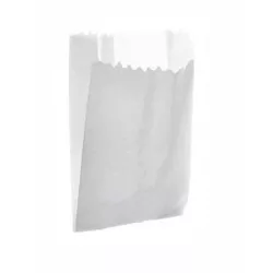 Saco de Papel Mono Branco Pipoca 1 C/ 500 UND - Plaspel Comercial - Embalagens e Descartáveis