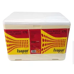 Caixa de EPS (Isopor) Lazer 170L c/1 und - Plaspel Comercial - Embalagens e Descartáveis