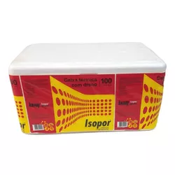 Caixa de EPS (Isopor) Lazer 100L c/1 und - Plaspel Comercial - Embalagens e Descartáveis