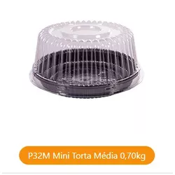 Forma Torta Prafesta P32M C/10 UND - Plaspel Comercial - Embalagens e Descartáveis