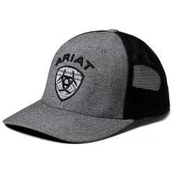 BONE ARIAT - CINZA / PRETO / LOGO - 19202 - PROTEC HORSE - A LOJA DOS GRANDES CAMPEÕES