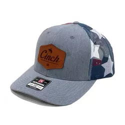 BONE CINCH - CINZA/BANDEIRA EUA - 20204 - PROTEC HORSE - A LOJA DOS GRANDES CAMPEÕES