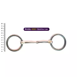 Bridão Preto - 40001 Bolinha Liso - 16126 - PROTEC HORSE - A LOJA DOS GRANDES CAMPEÕES