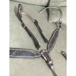 Conjunto Cabecada e Peiteira - Master Saddles 11 -... - PROTEC HORSE - A LOJA DOS GRANDES CAMPEÕES