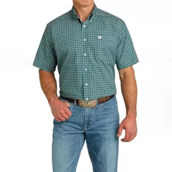 Camisa Cinch Masculina Estampa Azul Petroleo e Bra... - PROTEC HORSE - A LOJA DOS GRANDES CAMPEÕES