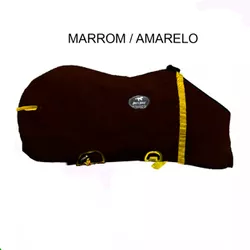 Capa de Frio Boots Horse Forrada Simples - Marrom ... - PROTEC HORSE - A LOJA DOS GRANDES CAMPEÕES