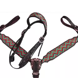 Conjunto Cabecada e Peiteira - Master Saddles 02 -... - PROTEC HORSE - A LOJA DOS GRANDES CAMPEÕES