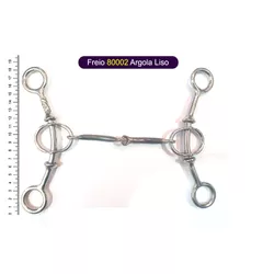 Freio branco - 80002 Argola Liso - 15726 - PROTEC HORSE - A LOJA DOS GRANDES CAMPEÕES