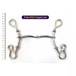 Freio branco - 80004 Argola Liso - 15729 - PROTEC HORSE - A LOJA DOS GRANDES CAMPEÕES