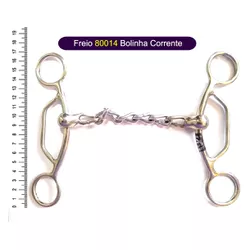 Freio branco - 80014 Bolinha Corrente - 15741 - PROTEC HORSE - A LOJA DOS GRANDES CAMPEÕES