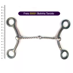 Freio preto - 50001 Bolinha Torcido - 15875 - PROTEC HORSE - A LOJA DOS GRANDES CAMPEÕES
