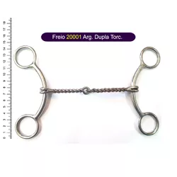Freio Protec Horse - 20001 Argola dupla torcido - ... - PROTEC HORSE - A LOJA DOS GRANDES CAMPEÕES