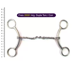 Freio Protec Horse - 20001 Argola dupla torcido - ... - PROTEC HORSE - A LOJA DOS GRANDES CAMPEÕES