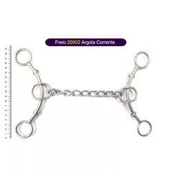 Freio Protec Horse - 20002 Argola corrente - 15632 - PROTEC HORSE - A LOJA DOS GRANDES CAMPEÕES