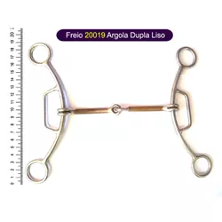 Freio Protec Horse - 20019 Argola Dupla Liso - 158... - PROTEC HORSE - A LOJA DOS GRANDES CAMPEÕES