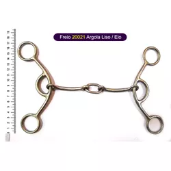 Freio Protec Horse - 20021 Argola Liso - Elo - 158... - PROTEC HORSE - A LOJA DOS GRANDES CAMPEÕES