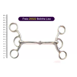Freio Protec Horse - 20022 Bolinha Liso - 15850 - PROTEC HORSE - A LOJA DOS GRANDES CAMPEÕES