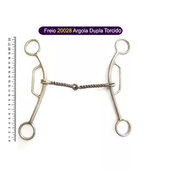 Freio Protec Horse - 20028 argola dupla torcido - ... - PROTEC HORSE - A LOJA DOS GRANDES CAMPEÕES