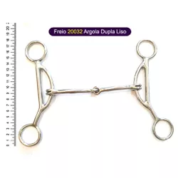 Freio Protec Horse - 20032 Argola Dupla Liso - 158... - PROTEC HORSE - A LOJA DOS GRANDES CAMPEÕES