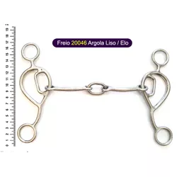 Freio Protec Horse - 20046 Argola Liso Elo - 15809 - PROTEC HORSE - A LOJA DOS GRANDES CAMPEÕES