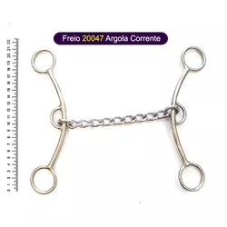 Freio Protec Horse - 20047 Argola Corrente - 15808 - PROTEC HORSE - A LOJA DOS GRANDES CAMPEÕES