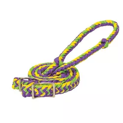 Redea Nylon Trancado - Weaver Amarelo/Roxo/Verde L... - PROTEC HORSE - A LOJA DOS GRANDES CAMPEÕES