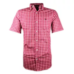 Camisa Xadrez Tuff - Vermelha e Branco - 16703 - PROTEC HORSE - A LOJA DOS GRANDES CAMPEÕES