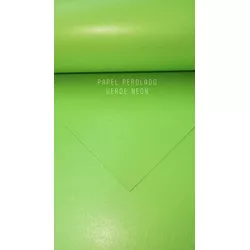Papel Perolado Verde Neon - QPAPEIS LTDA