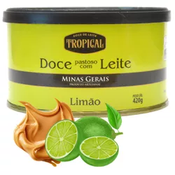 Doce de Leite Pastoso com Limão Tropical 420 grama... - Vim da Canastra