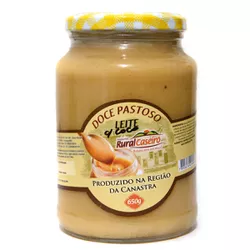 DOCE DE LEITE PASTOSO COM COCO 650 GRAMAS - Vim da Canastra