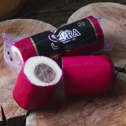 Queijo Provolone Vermelho Recheado com Salame Top ... - Vim da Canastra
