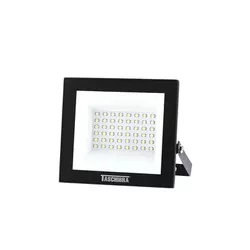 REFLETOR TR LED SLIM 50W VERDE BIV. PTO TASCHIBRA - Rabelo Materiais Para Construção