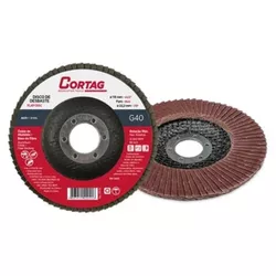 DISCO DE DESBASTE FLAP. 4.1/2 - Rabelo Materiais Para Construção