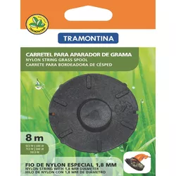 REFIL APARADOR GRAMA NYLON 1,8MM 8 METROS 78799/46... - Rabelo Materiais Para Construção
