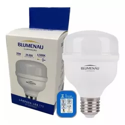 LÂMPADA LED T70 20W 6500K BIVOLT 03202126 BLUMENAU - Rabelo Materiais Para Construção