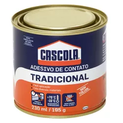 ADESIVO DE CONTATO TRADICIONAL 195 GR CASCOLA - Rabelo Materiais Para Construção