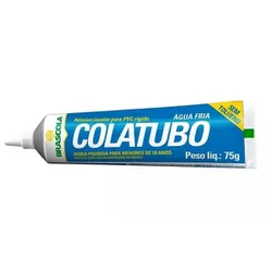 ADESIVO INCOLOR PVC RIGIDO 75 GR BRASCOLA - Rabelo Materiais Para Construção
