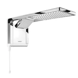 CHUVEIRO ACQUA DUO BRANCO/CROMADO 220V/7800W LOREN... - Rabelo Materiais Para Construção