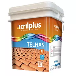 RESINA TELHA CERAMICA 18 LITROS 127005 ACRILPLUS - Rabelo Materiais Para Construção