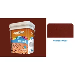 RESINA TELHA VERMELHO OXIDO 3,6 LITROS ACRILPLUS - Rabelo Materiais Para Construção
