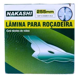 LÂMINA ROÇADEIRA 3 PONTAS 300X25,4X3,8MM 5539730 N... - Rabelo Materiais Para Construção