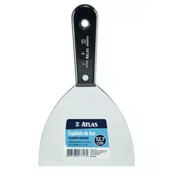 ESPATULA DE AÇO CROMADO 12,5CM 6255/20 ATLAS - Rabelo Materiais Para Construção