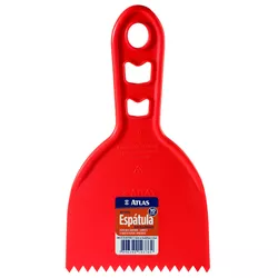 ESPATULA PLÁSTICA DENTADA 10 CM 151/10 ATLAS - Rabelo Materiais Para Construção
